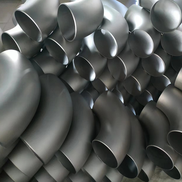 Grade2 industrial pure titanium 90 degree elbow - chemical pipeline corrosion resistant fittings