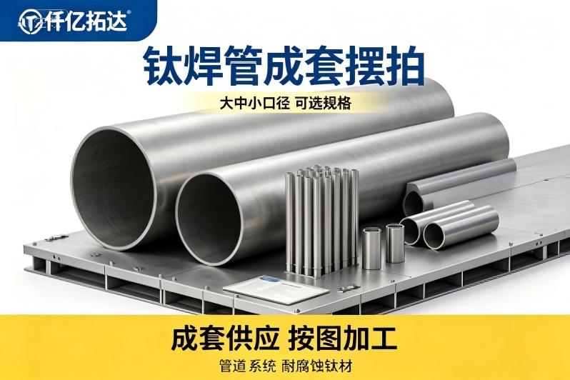 Gr2 Titanium Welded Pipe ASTM B862 for Chlor-Alkali Plant Process Piping